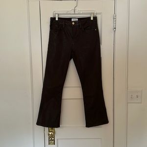 Frame le crop mini boot jeans